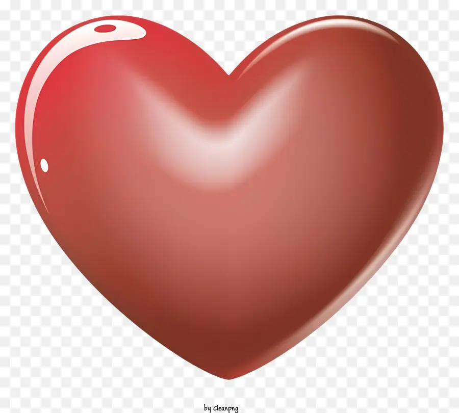Coração Vermelho，Coração Em Forma De Esfera PNG