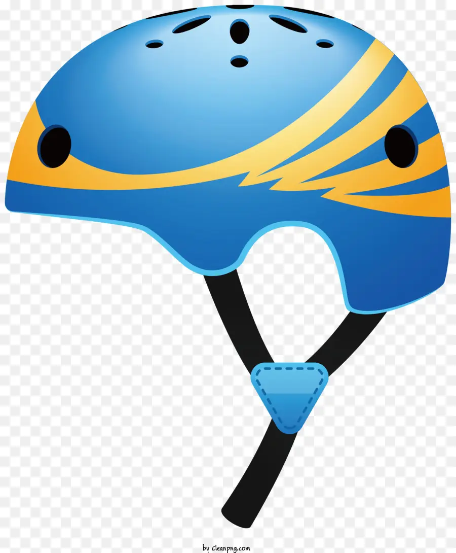 Capacete Azul E Amarelo，Capacete Com Viseira Preta PNG