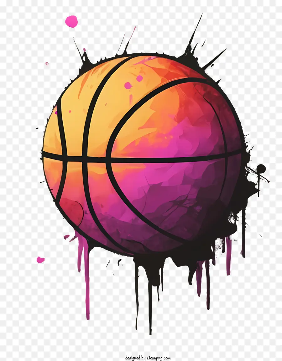 Basquete，Pintura Em Aquarela PNG