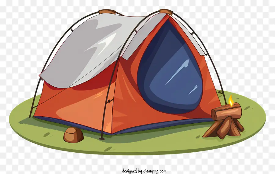 Barraca De Acampamento，Tenda Laranja PNG