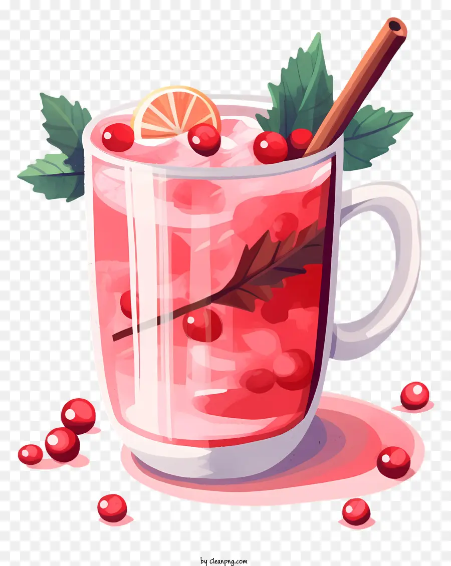 Coquetel De Cranberry，Bebida De Fruta PNG