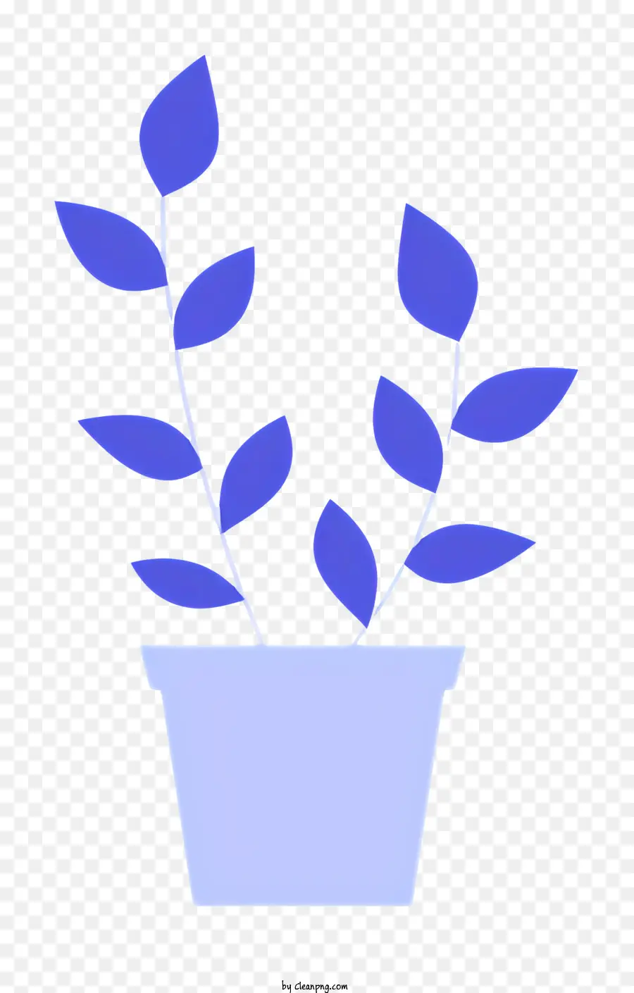 Flores Roxas，Planta Azul PNG