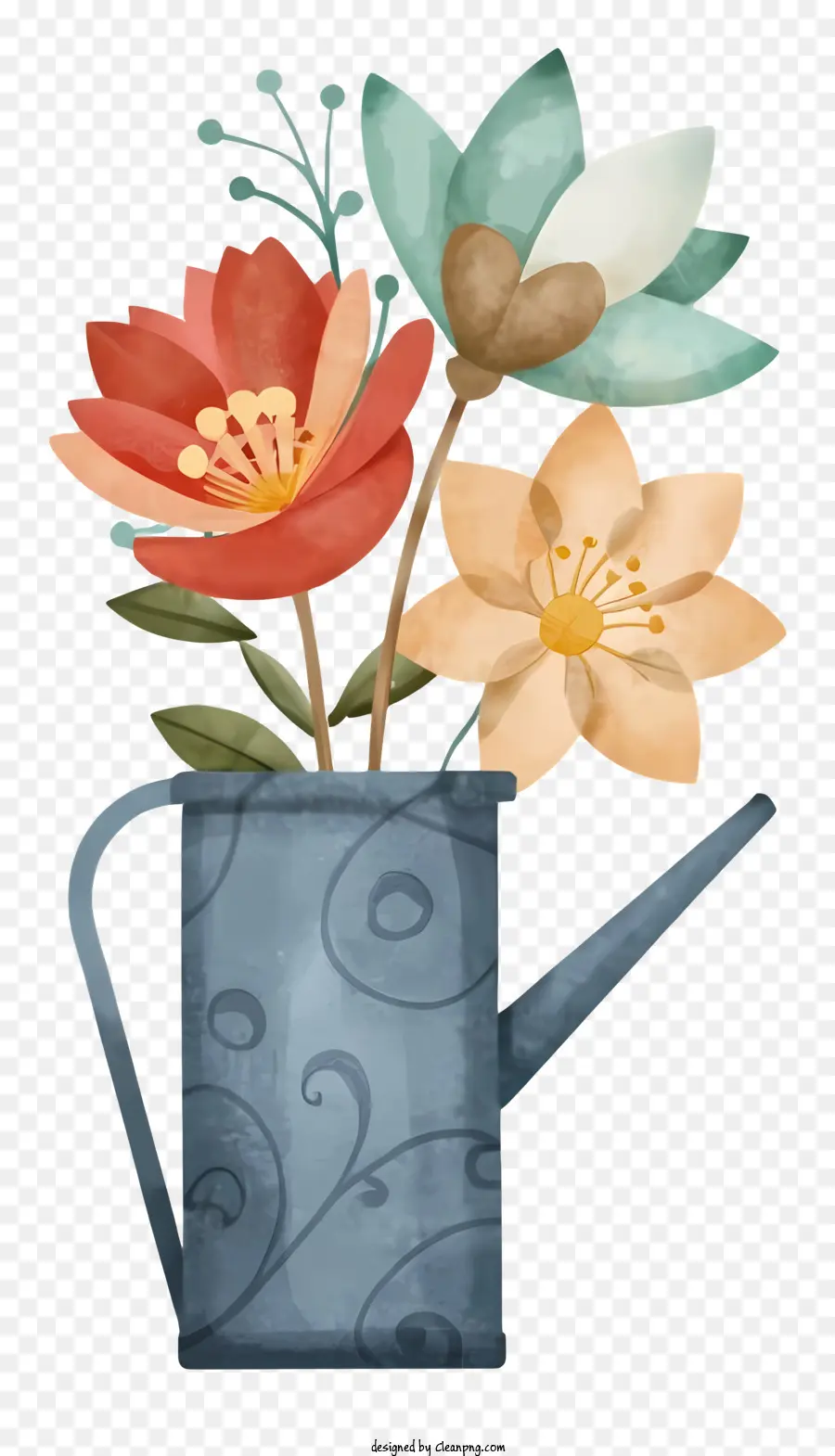 Regador，Vasos De Flores PNG