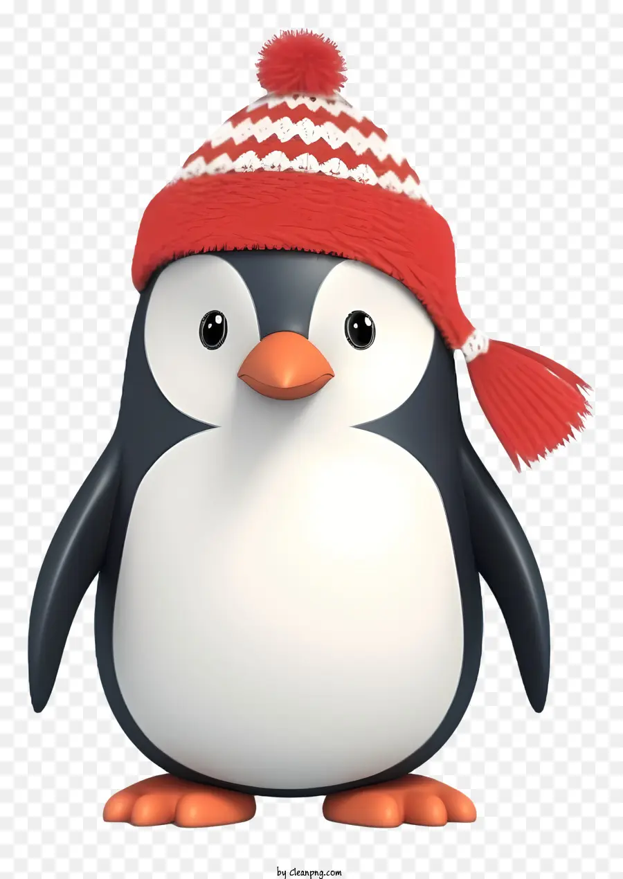 Penguin，Vermelho E Branco PNG