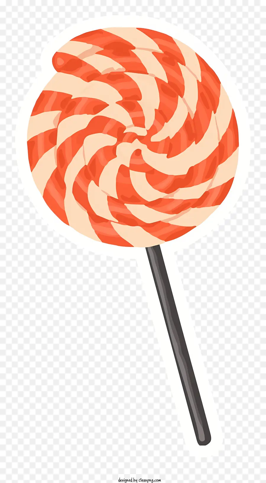 Lollipop Grande，Pirulito Vermelho E Branco PNG