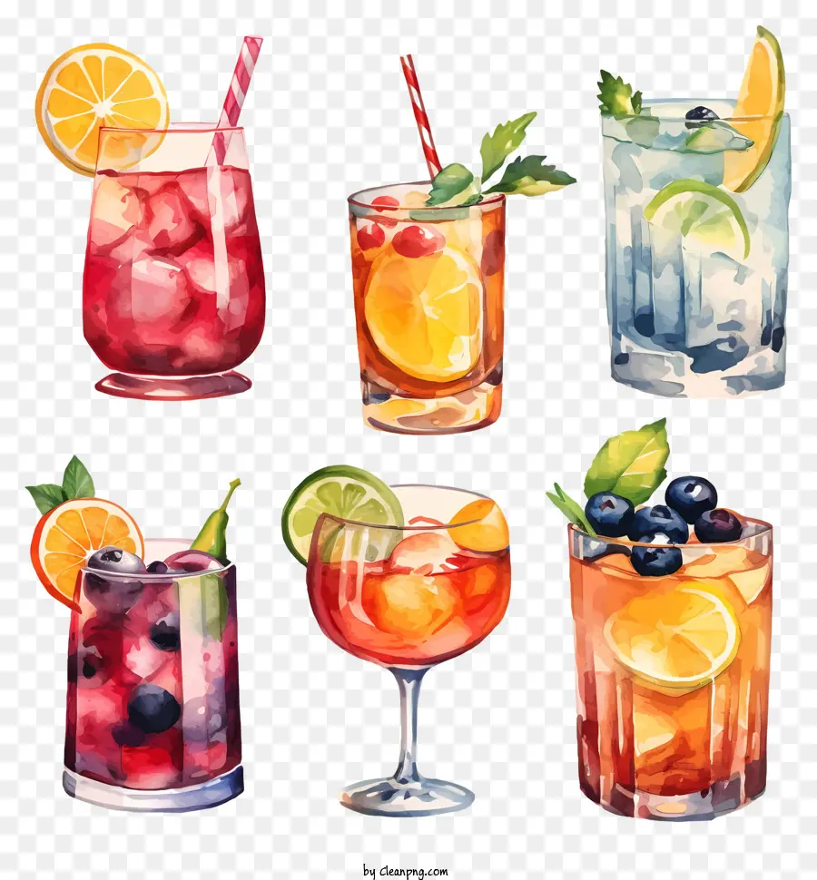 Cocktails，Sabores PNG