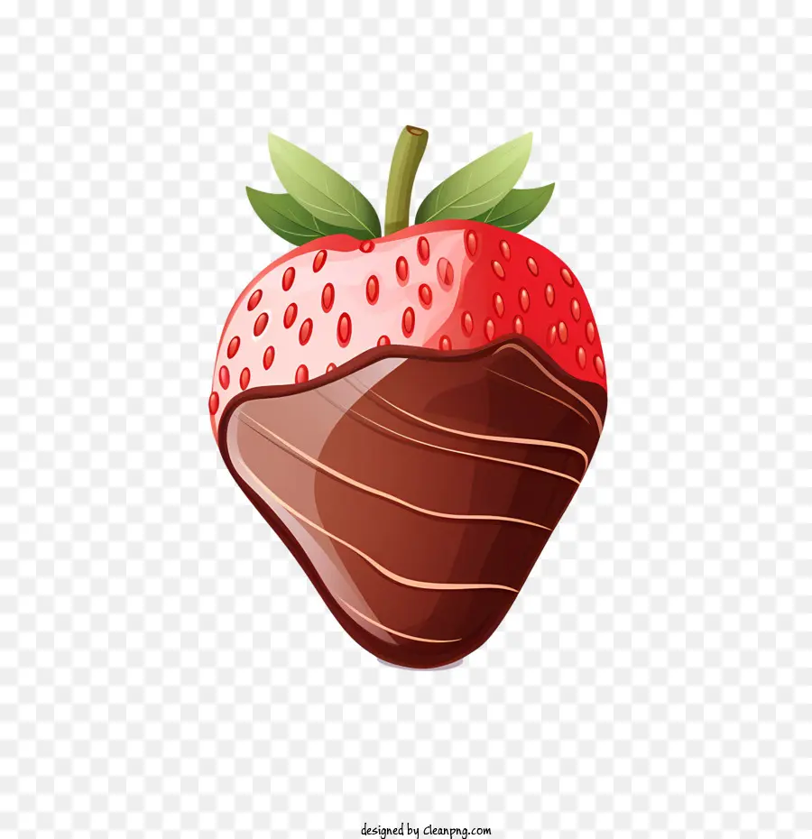 Morango Com Chocolate，Morango Coberto De Chocolate PNG