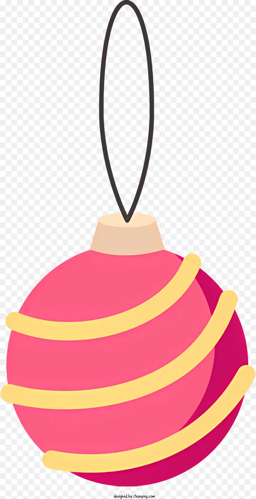 Bola De Natal，Ornamento Rosa PNG