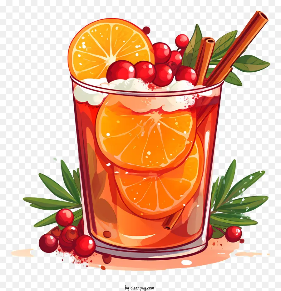Ponche De Frutas，Vermelho Bebida PNG