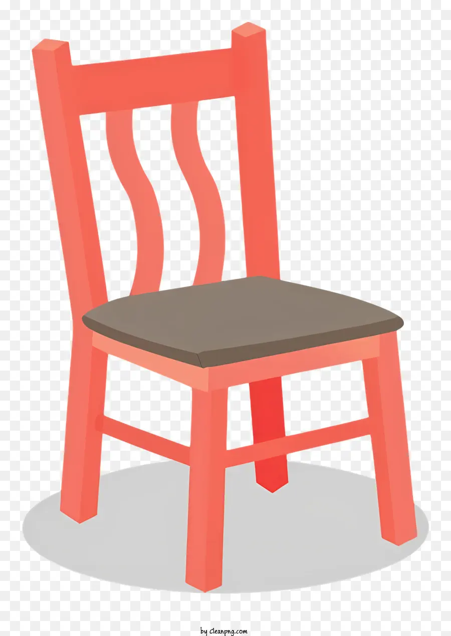Cadeira Vermelha，Cadeira De Madeira PNG