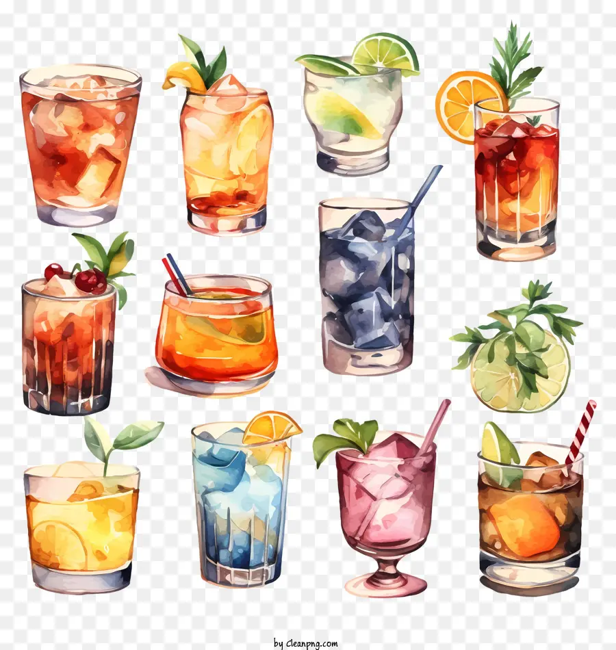 Bebidas Alcoólicas，Cocktails PNG