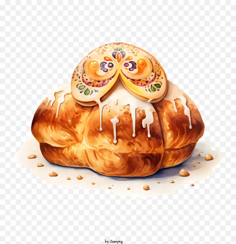 Pan De Muerto，Croissant PNG