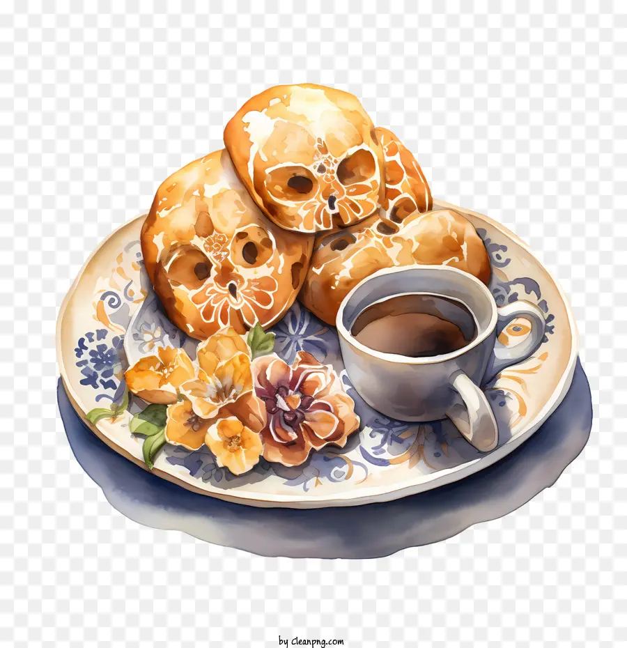 Pan De Muerto，Pão PNG