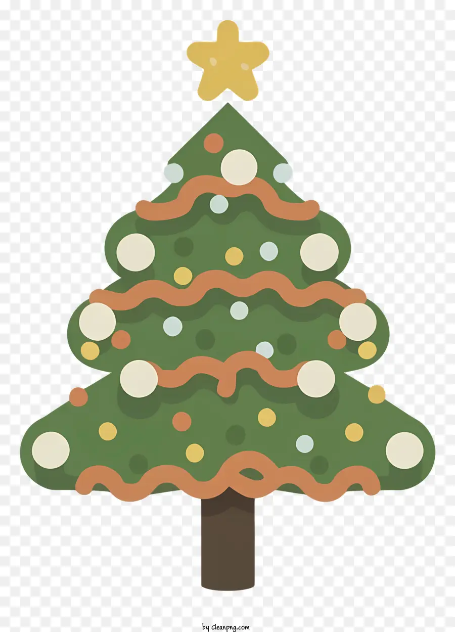 Decorações Para Árvores De Natal，Luzes De Natal Coloridas PNG
