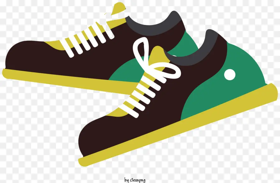 Tennis Shoes，Tênis Verde PNG