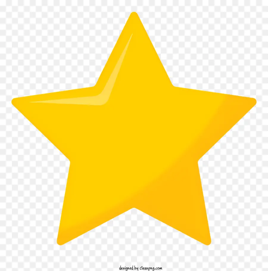 Estrela Amarela，Fivepointed Estrelas PNG