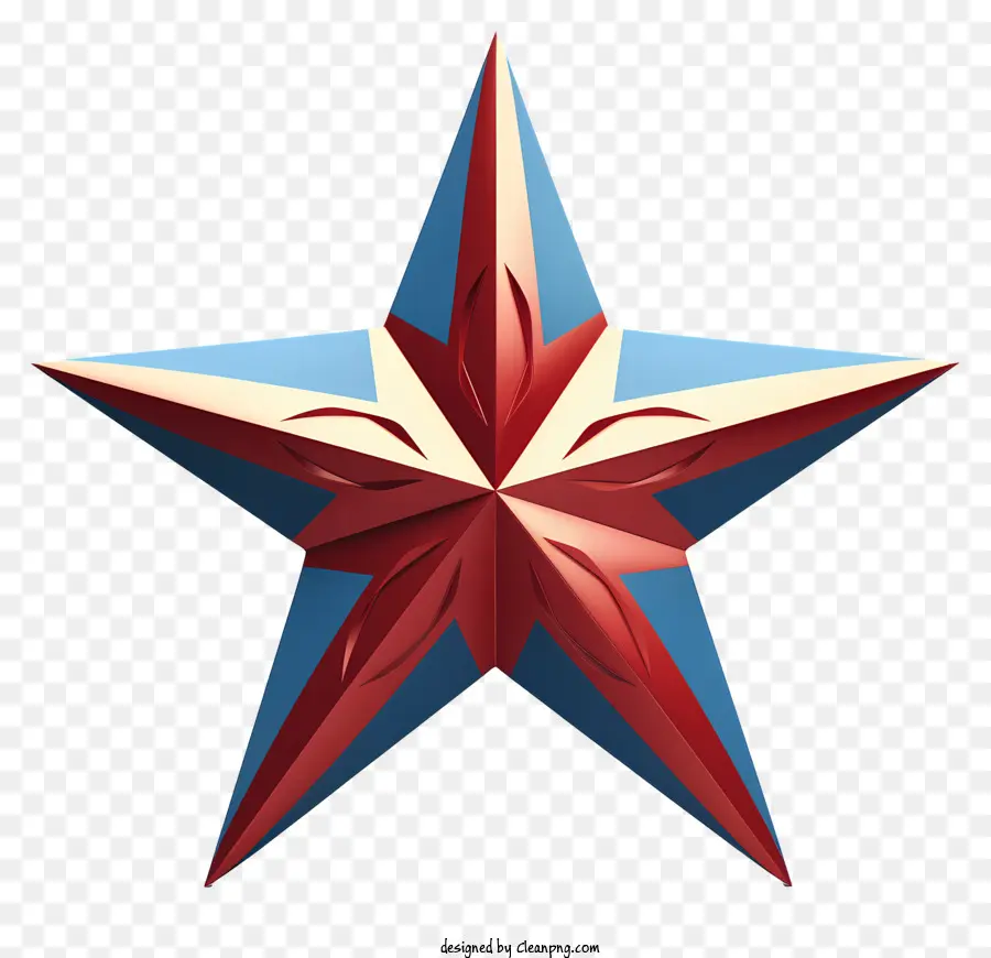 Uma Imagem Tridimensional，Estrela PNG
