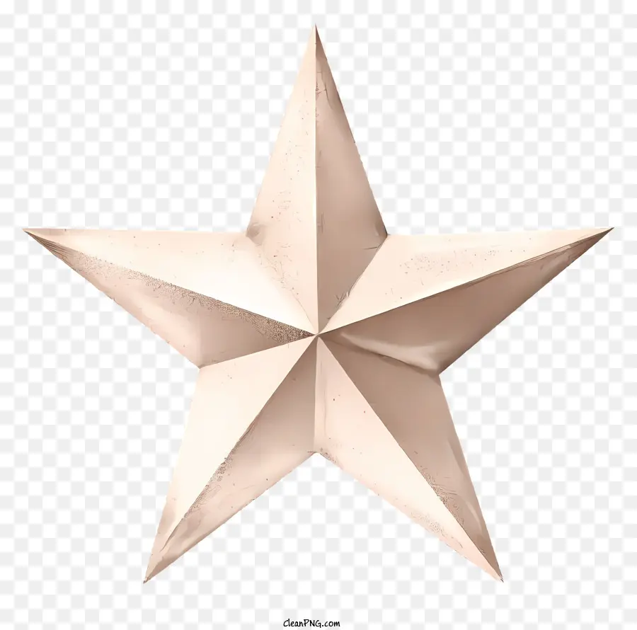 Estrela De Ouro，Formas Metálicas PNG