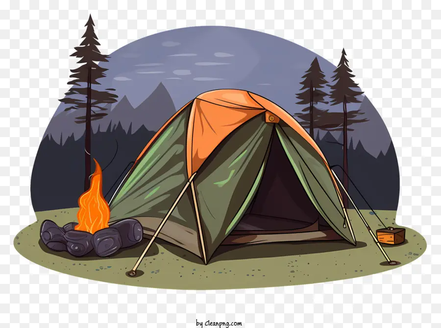 Barraca De Camping，Campfire PNG