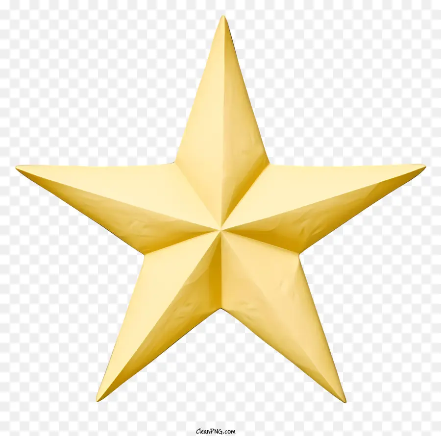 Estrela De Ouro，Estrela De Cinco Pontas PNG