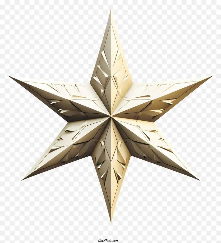 Estrela De Ouro，Forma Geométrica PNG