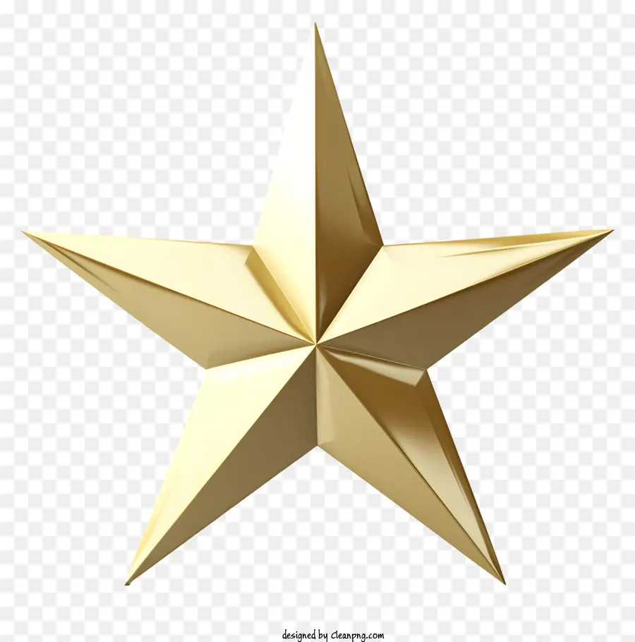 Estrela Dourada，Estrela De Cinco Pontas PNG