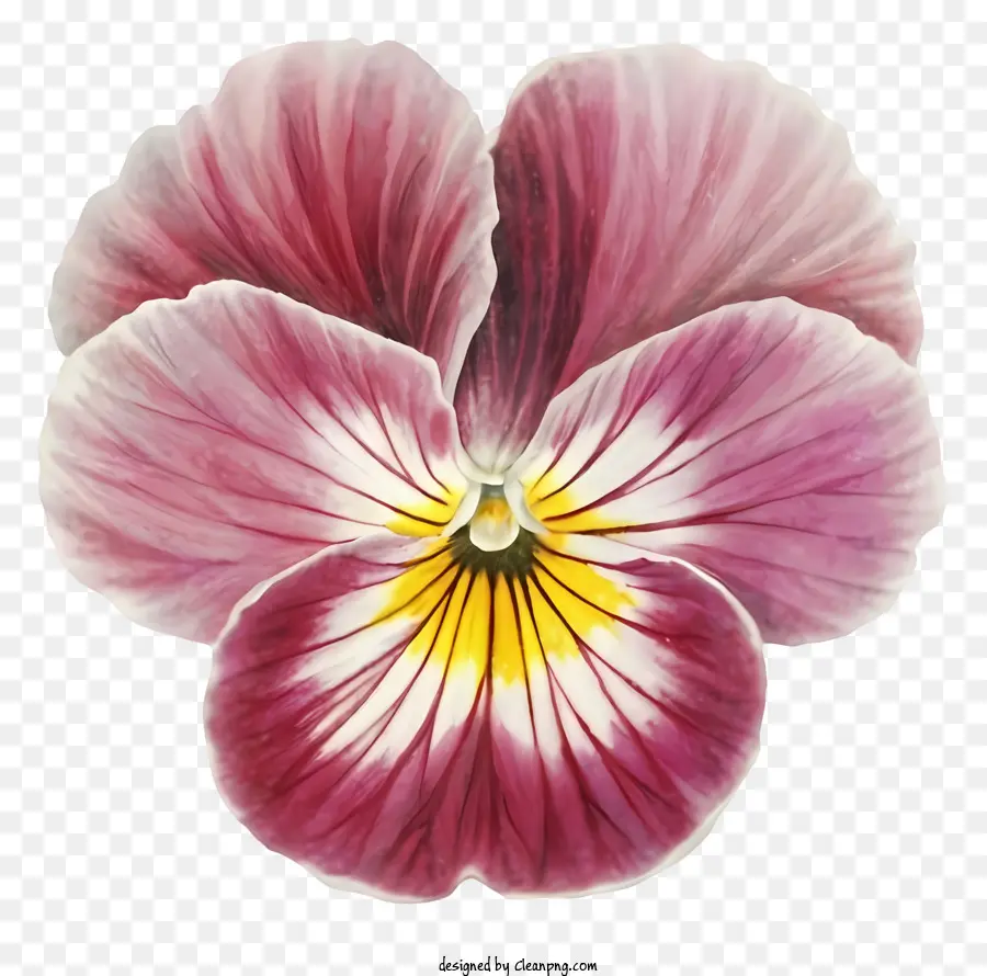 Pansy Flor，Violeta PNG