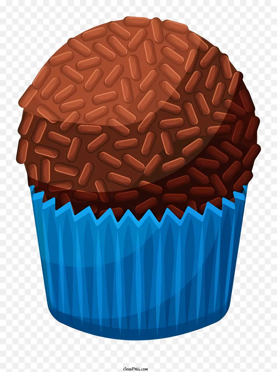 Cupcake De Chocolate，Cupcake úmido PNG