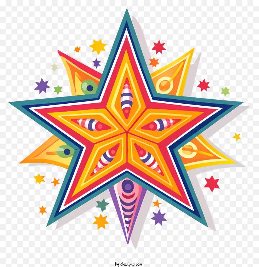 Imagem De Estrela，Estrelas Coloridas PNG