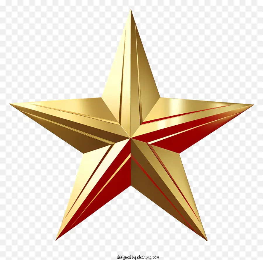 Estrela De Ouro，Símbolo De Poder PNG