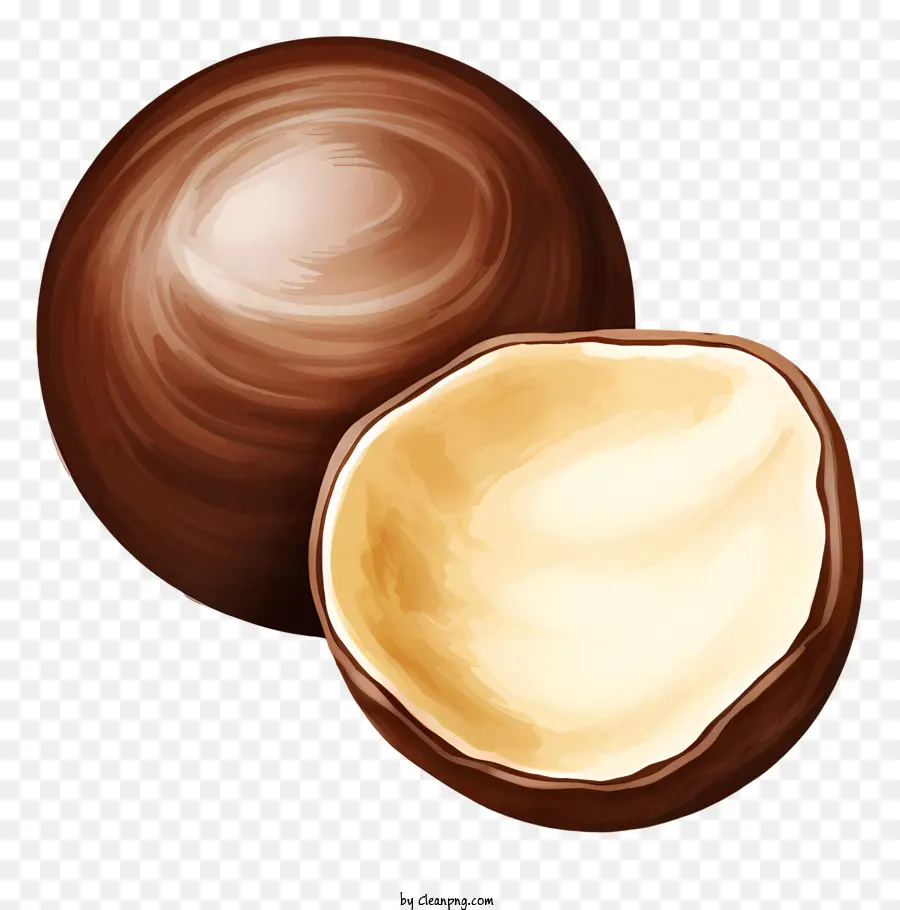 Doces Com Cobertura De Chocolate，Bola De Chocolate PNG