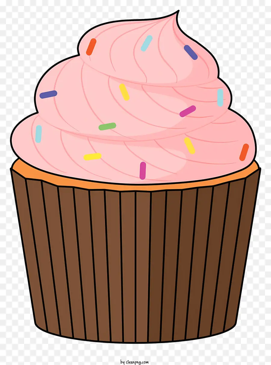 Cupcake，Cor De Rosa Cupcake PNG