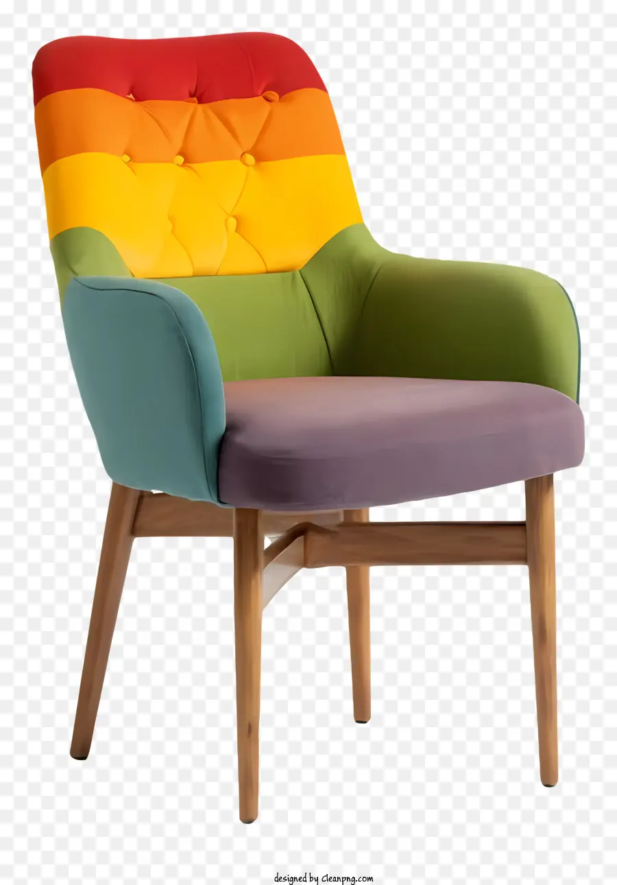 Cadeira Colorida，Cadeira De Madeira PNG