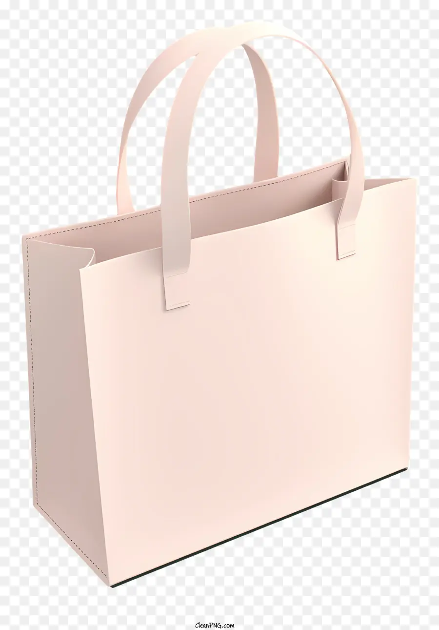 Cor De Rosa Sacola De Compras，Saco De Papel PNG