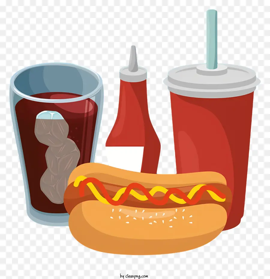 Red Hot Dog，Ketchup PNG