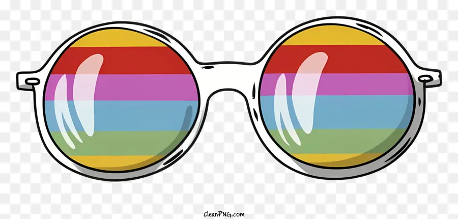 Óculos De Sol Do Arco íris，Óculos De Sol Coloridos PNG