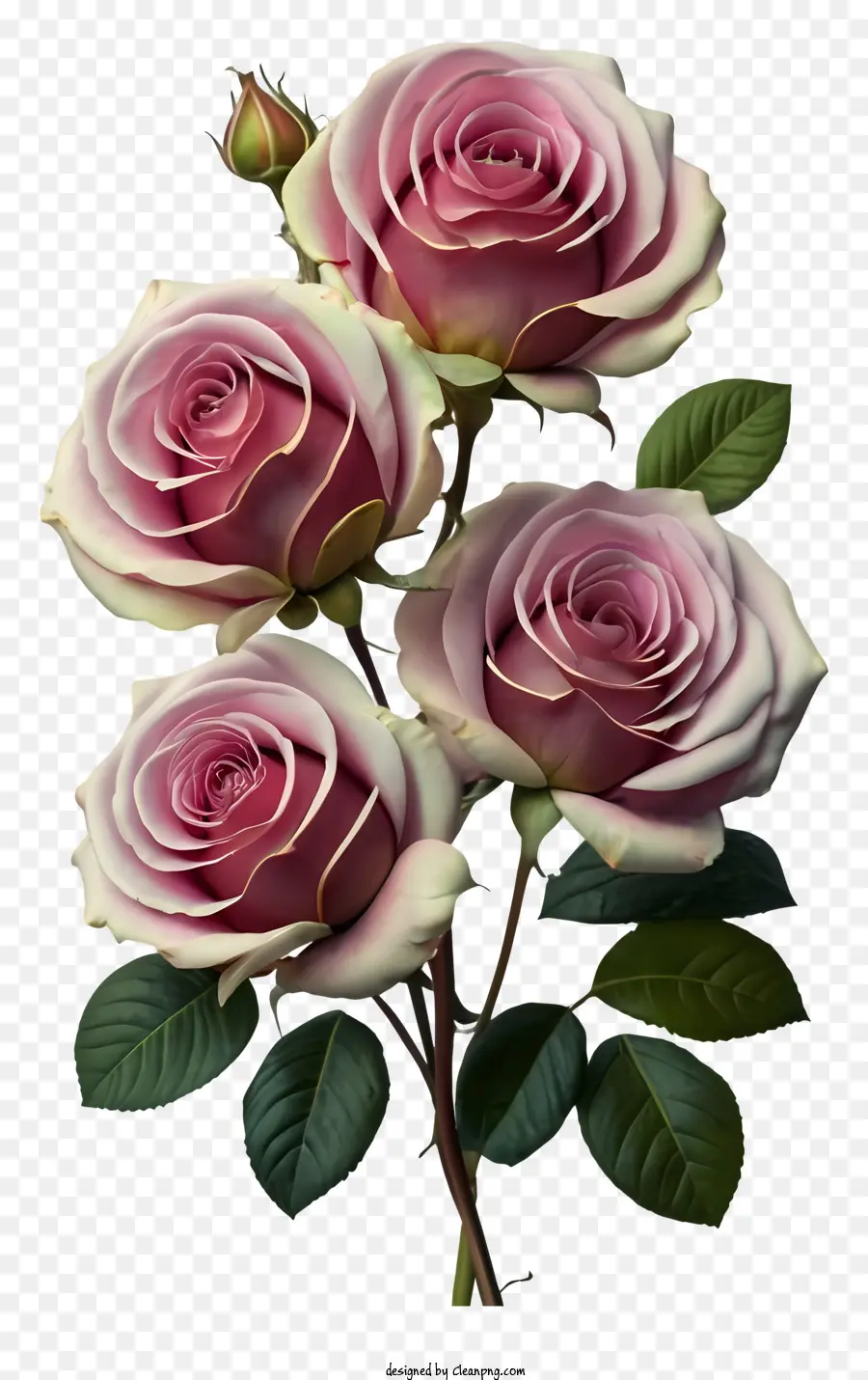 Rosas Cor De Rosa，Rosas PNG