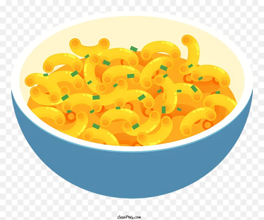 Macarrão Com Queijo，Amarelo Macarrão PNG