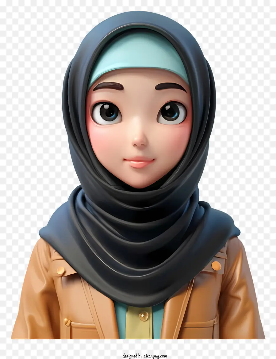 Mulher Em Hijab，Hijab Moda PNG