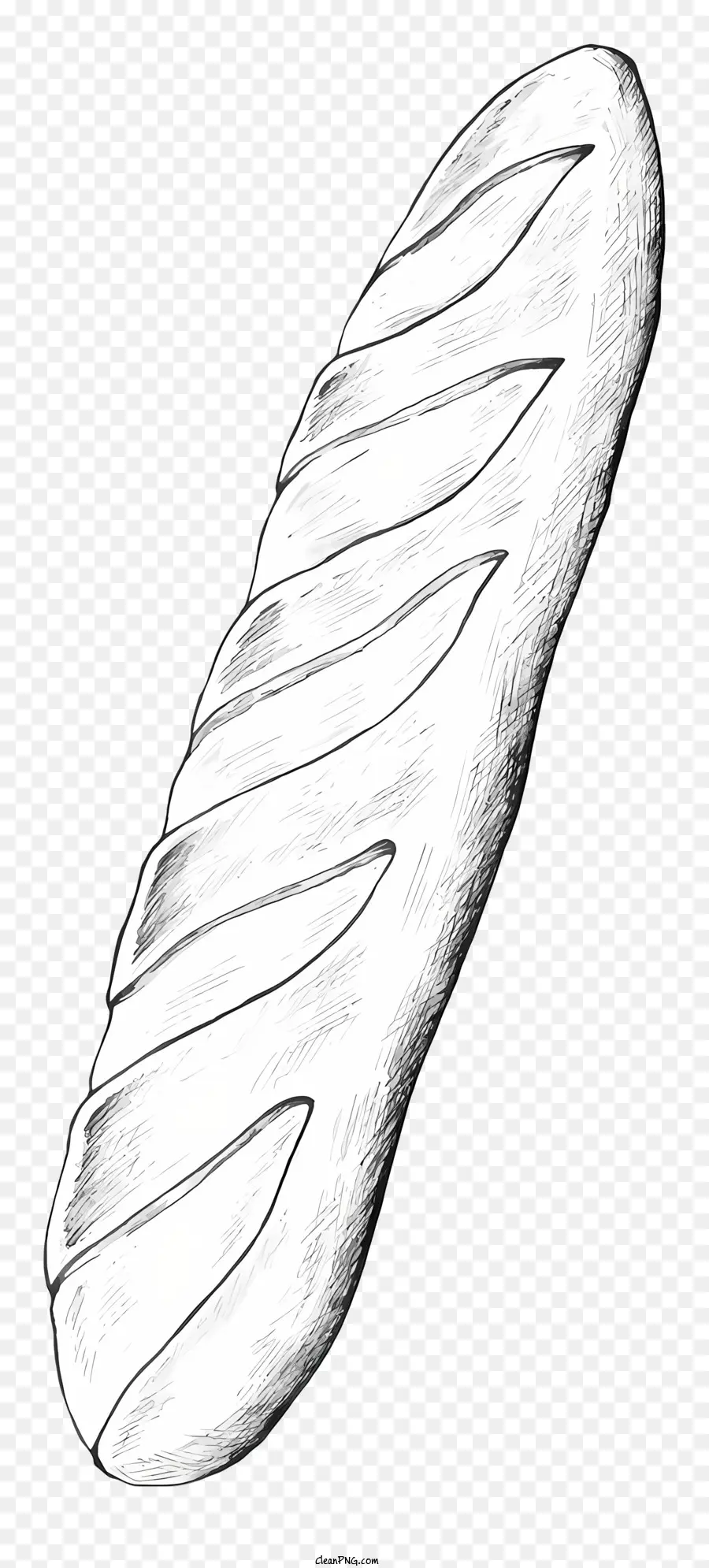 Desenho A Preto E Branco，Pedaço De Pão PNG
