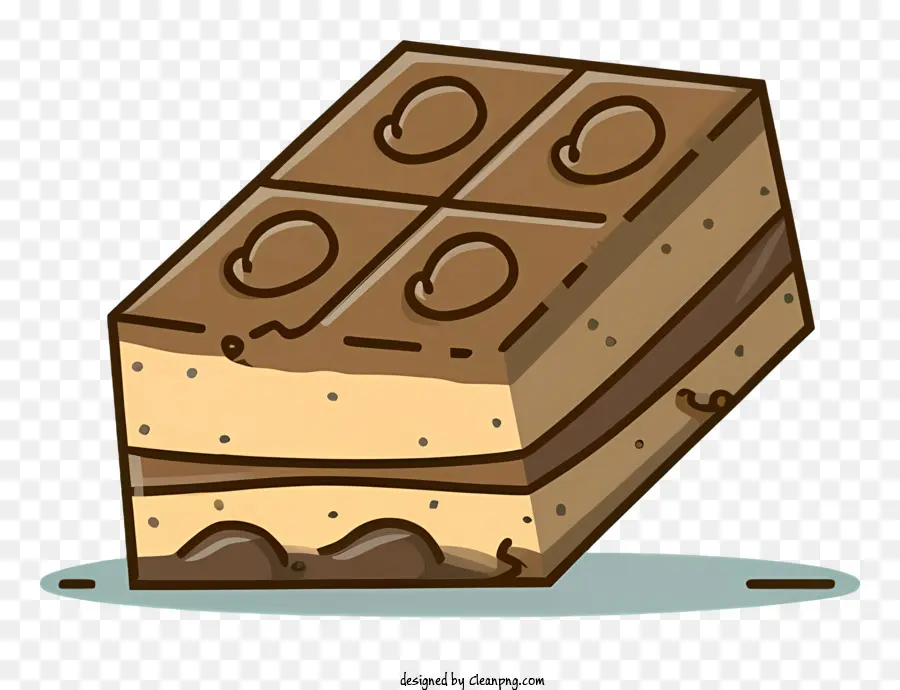 Chocolate Brownie，Lascas De Chocolate PNG