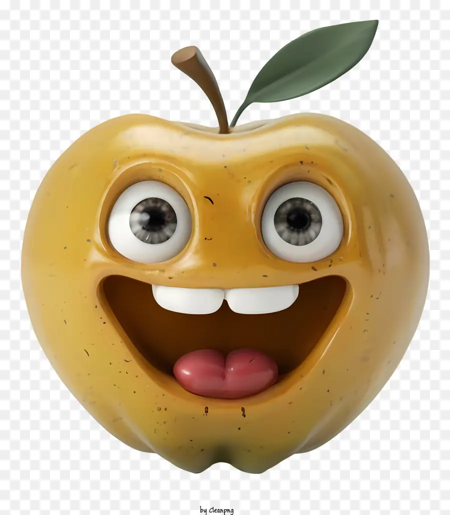 Maçã Sorridente，Fruta Sorridente PNG