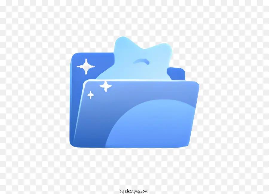 Envelope Azul，Cabeça De Gato PNG