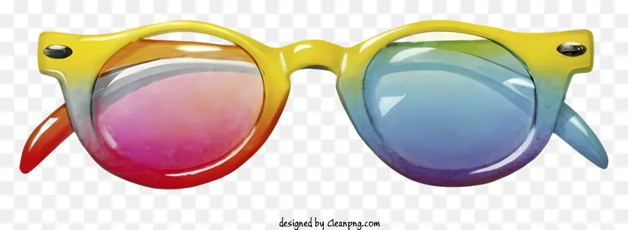 óculos De Sol Coloridos，Óculos De Sol Multicamadas PNG