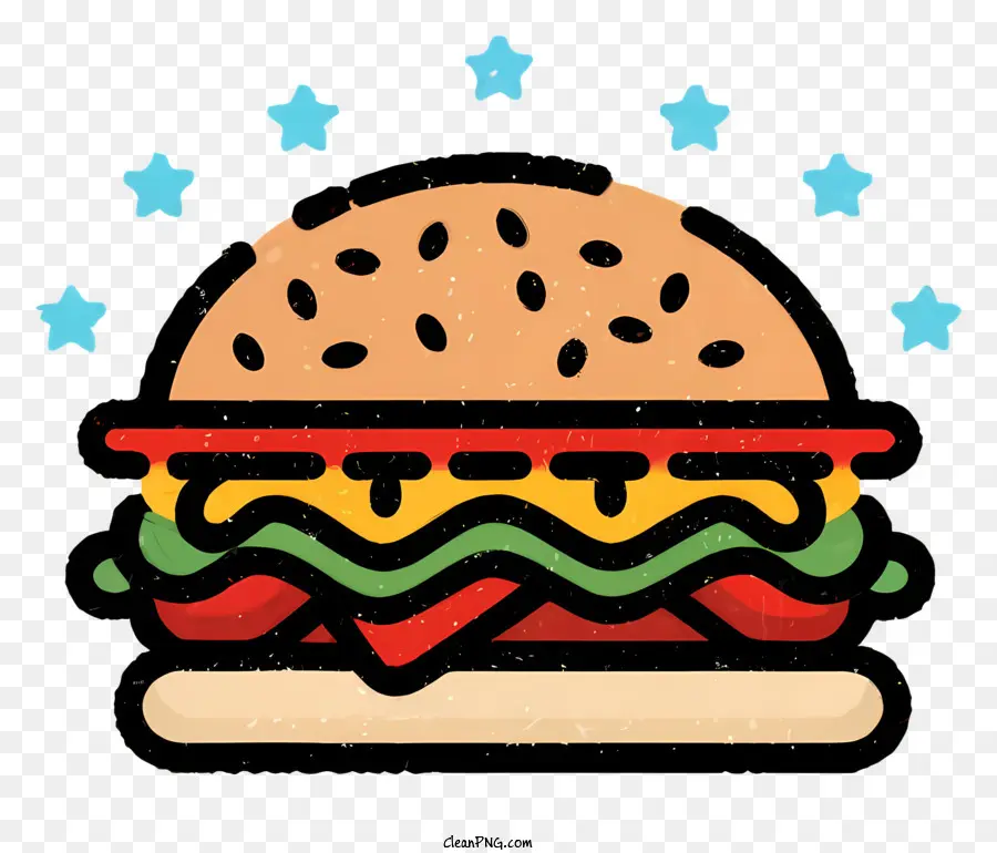 Hamburger，Alface PNG