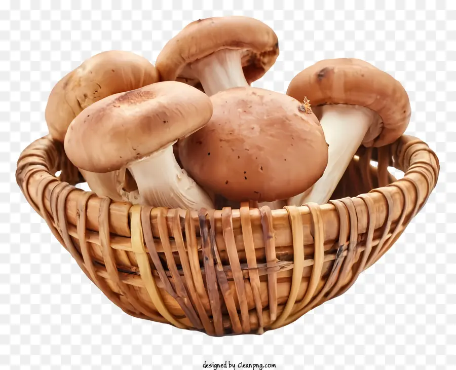 Cogumelos，Cesta De Cogumelos PNG