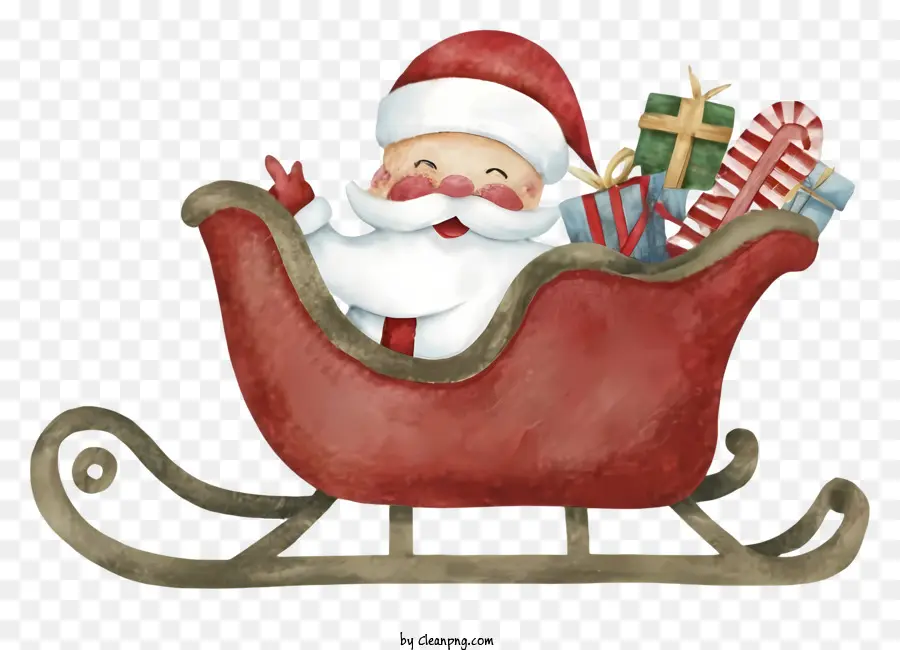 Papai Noel 5，Sleigh 5 PNG