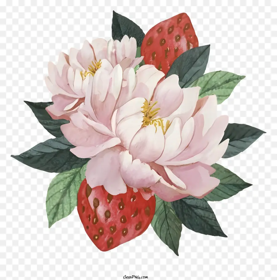 Flor，Pétalas Cor De Rosa PNG