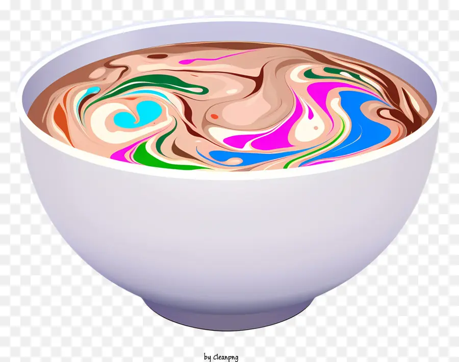 Chocolate Quente，Sopa Colorida PNG