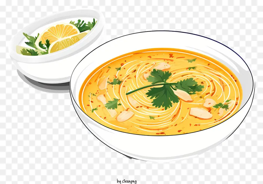 Sopa De Macarrão，Sopa Amarela PNG